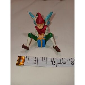 Avon Santa's Elves Collection Elf With Present Ornament Christmas Holiday Decor
